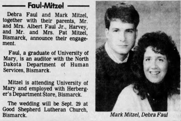 Clipping from The Bismarck Tribune